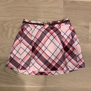 Adorable Janie & Jack pink plaid skirt in size 12-18 months